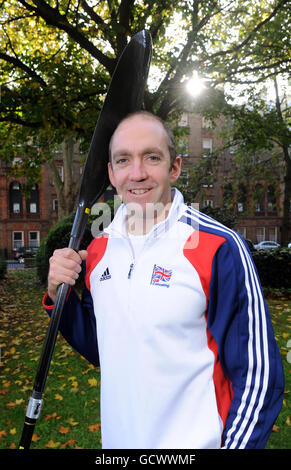 Sport - Olympic Photocall - Holiday Inn Kensington Forum. British sprint kayaker Tim Brabants during a photo call at the Holiday Inn Kensington Forum, London. Stock Photo