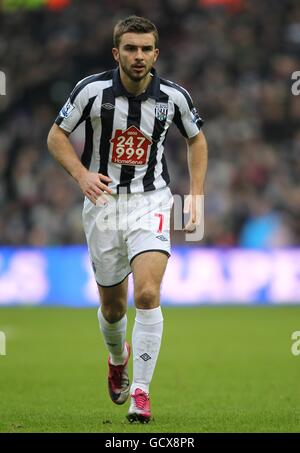 Soccer - Barclays Premier League - West Bromwich Albion v Blackburn Rovers - The Hawthorns. James Morrison, West Bromwich Albion Stock Photo