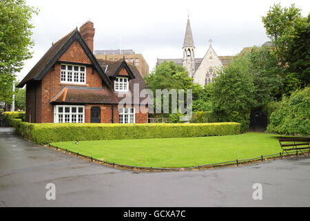 Parks in Dublin city center Stock Photo