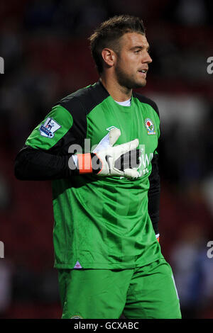 Soccer - Carling Cup - Second Round - Blackburn Rovers v Norwich City - Ewood Park. Mark Bunn, Blackburn Rovers goalkeeper Stock Photo