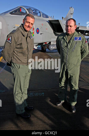 RAF Lossiemouth Station Commander Group Captain Andy Hine at RAF Marham ...