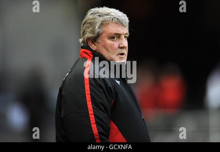 Soccer - Barclays Premier League - Sunderland v Blackburn Rovers - Stadium of Light. Steve Bruce, Sunderland manager Stock Photo