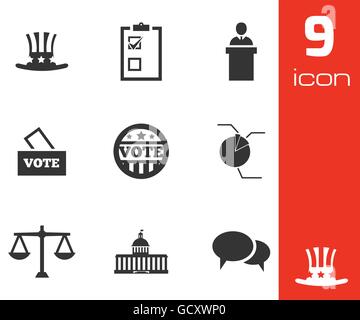 United states presidential election icons collection is a vector ...
