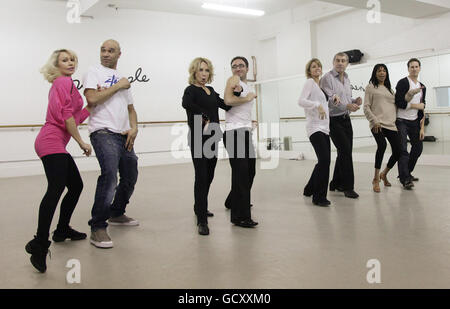 (Left to right) Felicity Kendal and dancing partner Vincent Simone ...