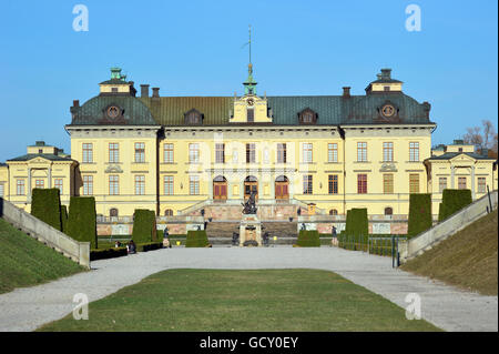 The royal castle Drottningholm, Stockholm, Sweden, Europe Stock Photo