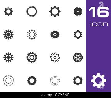 Gearshift Icon Set Vector Illustration Stock Vector Image & Art - Alamy