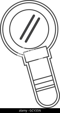 mahnifying glass search icon Stock Vector