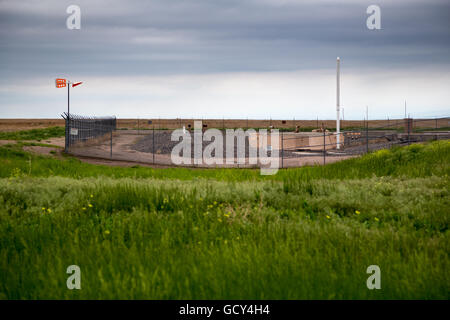 A United States Minuteman Missile silo near Kimball Nebraska USA June ...