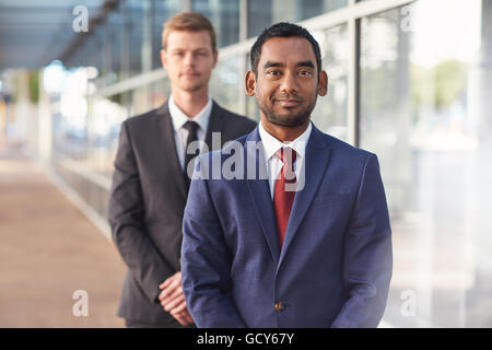 Partners in the corporate business world Stock Photo
