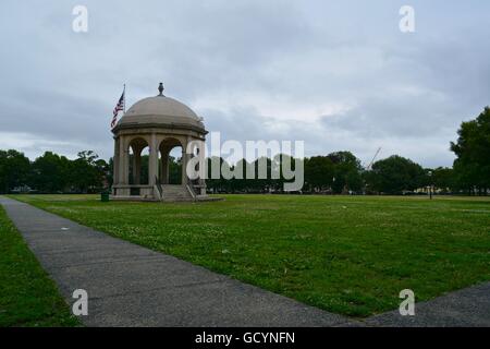 The Band Stand in Salem Common in Salem, Massachusetts. Stock Photo