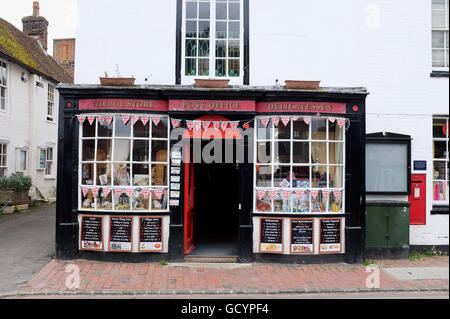 Alfriston Village Post Office and Shop, East Sussex, England UK GB ...