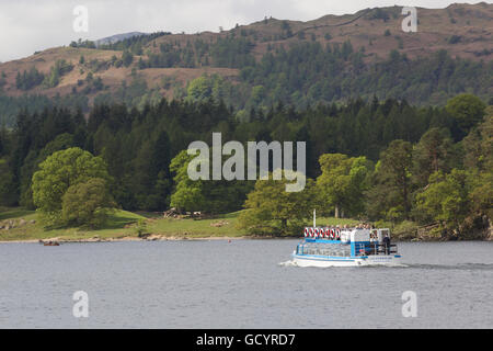 Silverholme  water bus Windermere Lake Cruises Stock Photo