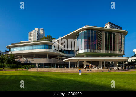 Architecture design of U-Town, National University Singapore, NUS. Stock Photo