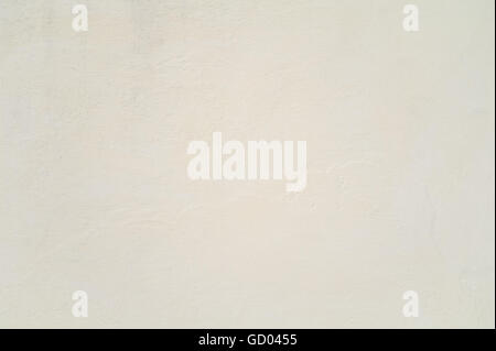 clean white rough uneven plasterd wall as texture Stock Photo