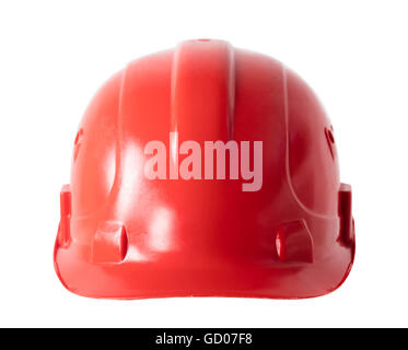 construction hard hat isolated on white background Stock Photo