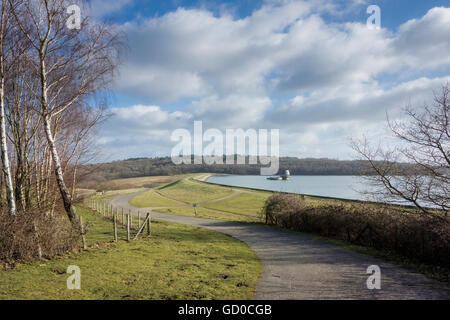 Bewl Water reservoir in High Weald, Kent, UK Stock Photo