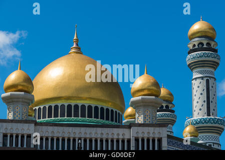 Jame'Asr Hassanil Bolkiah Mosque in Bandar Seri Begawan, Brunei. Stock Photo