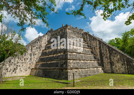 The ancient Mayan pyramids at Chichen Itza, Mexico.