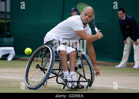 Stefan Olsson Gentlemen's Wheelchair Singles Final The Wimbledon Championships 2016 The All England Tennis Club, Wimbledon, London, England 10 July 2016 Men's Singles Final Day The All England Tennis Club, Wimbledon, London, England 2016 © Allstar Picture Library/Alamy Live News Stock Photo