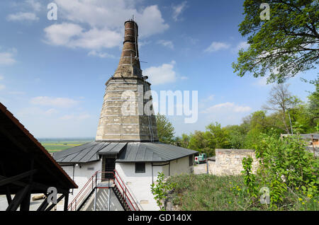 Mannersdorf am Leithagebirge: Baxa lime kiln in lime kiln and quarrying Museum, Austria, Niederösterreich, Lower Austria, Donau Stock Photo