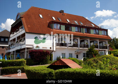 Hotel Seerose, Bad Malente-Gremsmuehlen, Naturpark Holsteinische Schweiz nature park, Schleswig-Holstein Stock Photo