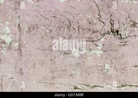 Grungy Pink Concrete Wall Background Stock Photo