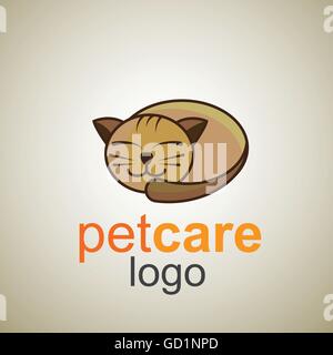 pet care  logo designed in a simple way so it can be use for multiple proposes like logo ,mark ,symbol or icon. Stock Vector