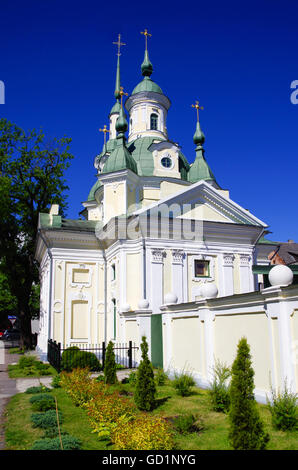 St. Catherine's Church in Pärnu - Katariina kirik in Pärnu - is a Russian Orthodox church built in baroque style in 18th century Stock Photo