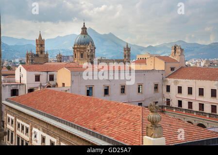 Cityscape, Palermo, Sicily, Italy, Europe Stock Photo