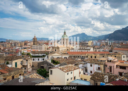 Cityscape, Palermo, Sicily, Italy, Europe Stock Photo