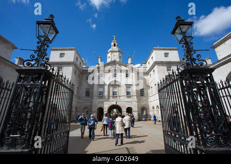 Entrance to Horse Guards Parade, Whitehall, Westminster, London, England, United Kingdom, Europe Stock Photo