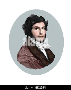 Jean Francois Champollion, 1790-1832, Scholar Stock Photo