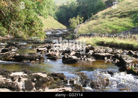 River Twiss above Thornton Force Stock Photo