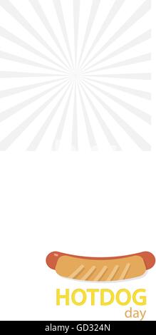 Vector Hotdog icon Stock Vector