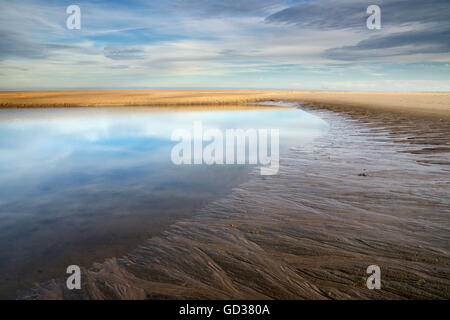 Maasvlakte beach near Rotterdam Stock Photo