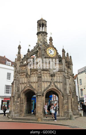 Market Cross from South Street, Chichester, West Sussex, England, Great Britain, United Kingdom, UK, Europe Stock Photo