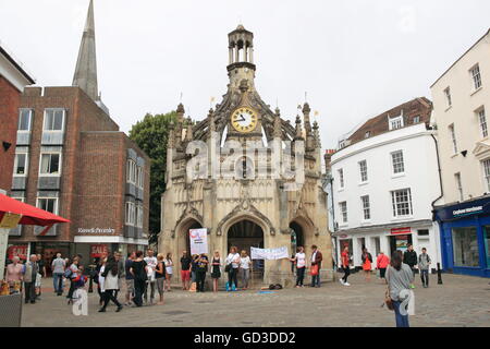 Market Cross from East Street, Chichester, West Sussex, England, Great Britain, United Kingdom, UK, Europe Stock Photo