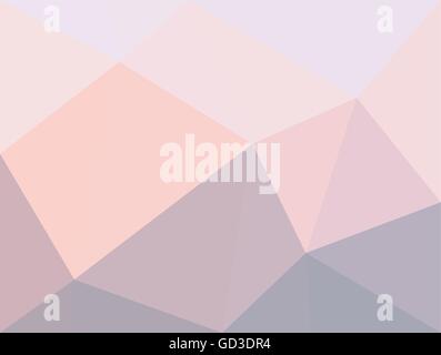 Multicolor pink triangels. Stock Vector