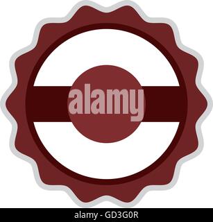 coffee shop label icon Stock Vector