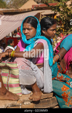 Tribal women, haat bazaar, bastar, chhattisgarh, india, asia Stock Photo