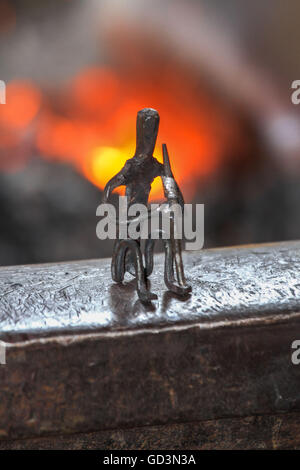 Wrought iron statues, bastar, chhattisgarh, india, asia Stock Photo