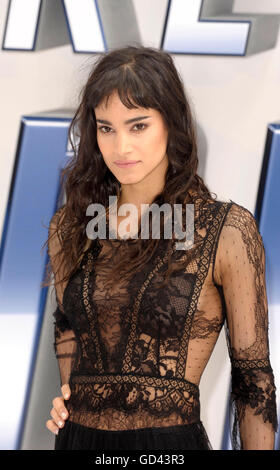 London, UK. 12th July, 2016. Sofia Boutella attending the   UK  Premiere Star Trek  BEYOND at the Empire Leicester Square London 12th  July 2016 Credit:  Peter Phillips/Alamy Live News Stock Photo