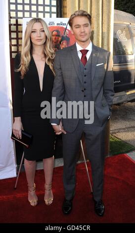 Sarah Roemer and Chad Michael Murray arriving to Disney’s “Freakier