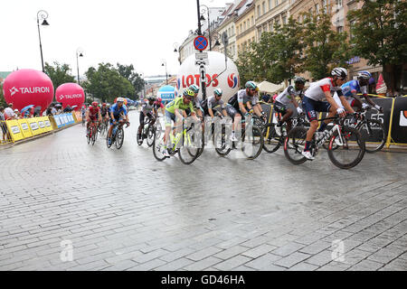 Warsaw, Poland. 12th July, 2016. 73th Tour de Pologne Credit:  Madeleine Ratz/Alamy Live News Stock Photo