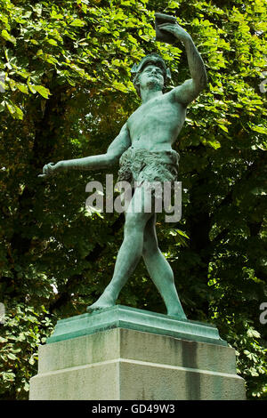The Greek Actor. Luxembourg Garden. París. France. Stock Photo