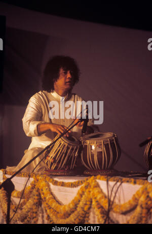 Zakir Hussain Stock Photo