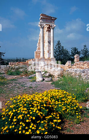 The Sanctuary of Apollo Hylates, Kourion, Republik of Cyprus Stock Photo