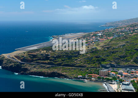 Funchal, Flughafen, Airport, Madeira, Portugal Stock Photo