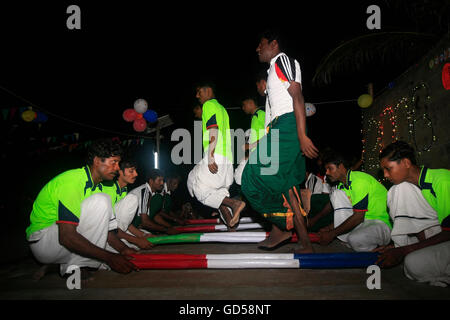 Traditional Lakshadweep Dance Stock Photo