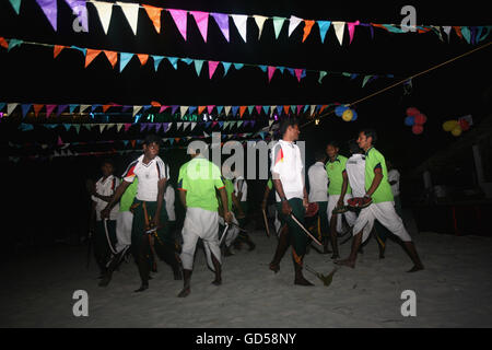 Traditional Lakshadweep Dance Stock Photo